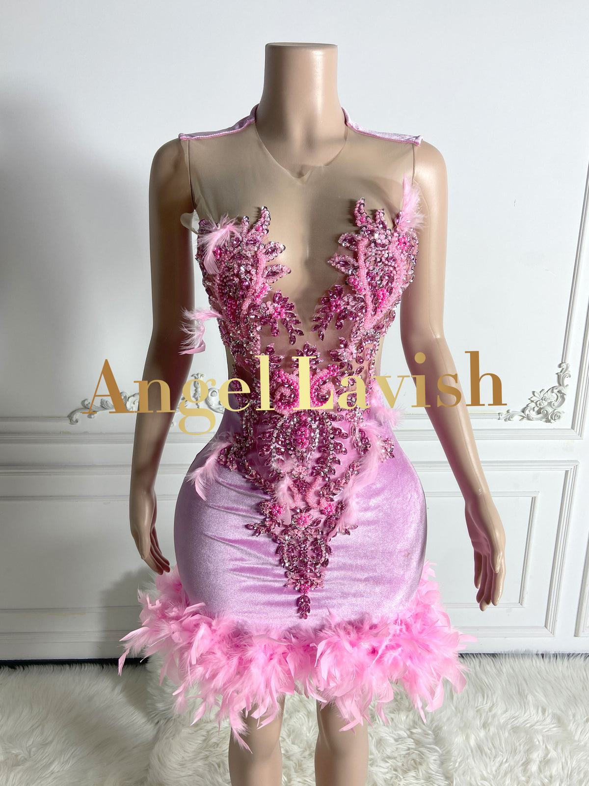 Pink Mini Dress TH23070507