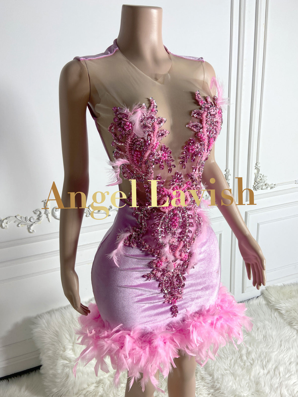 Pink Mini Dress TH23070507
