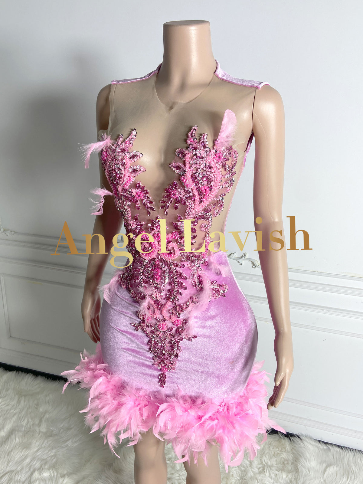 Pink Mini Dress TH23070507