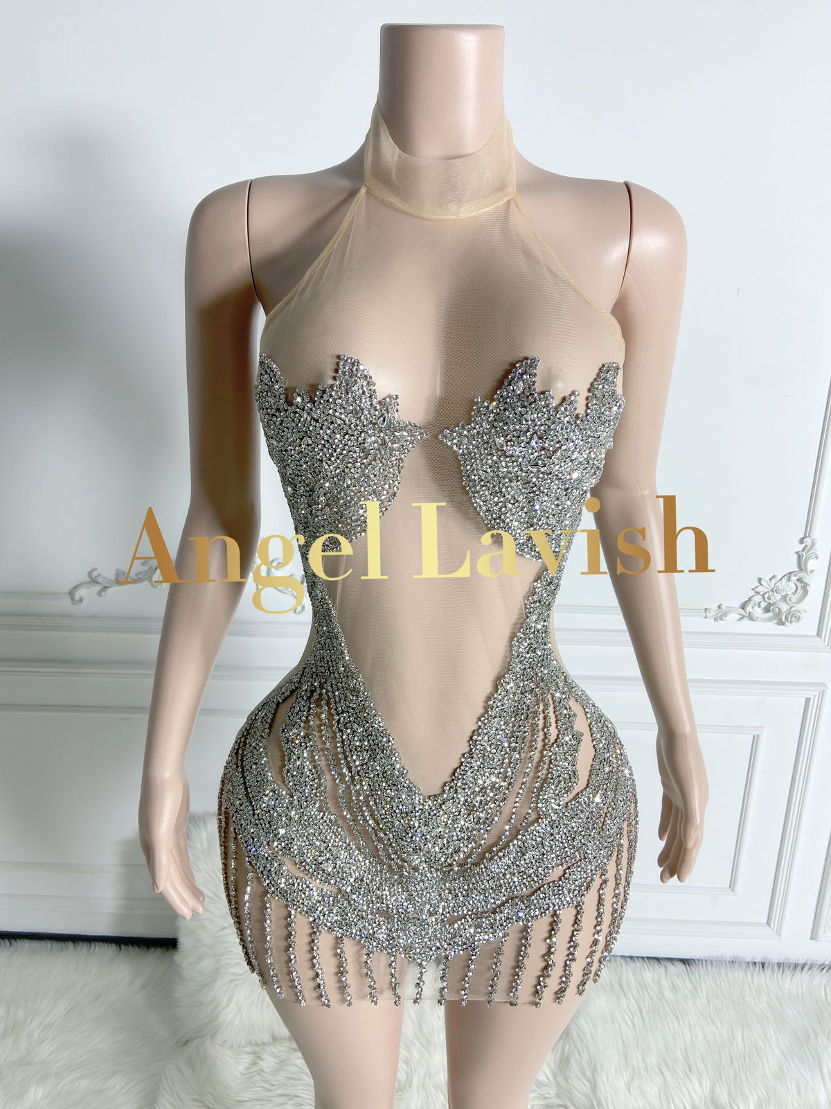 Silver Mini Dress TH23112001