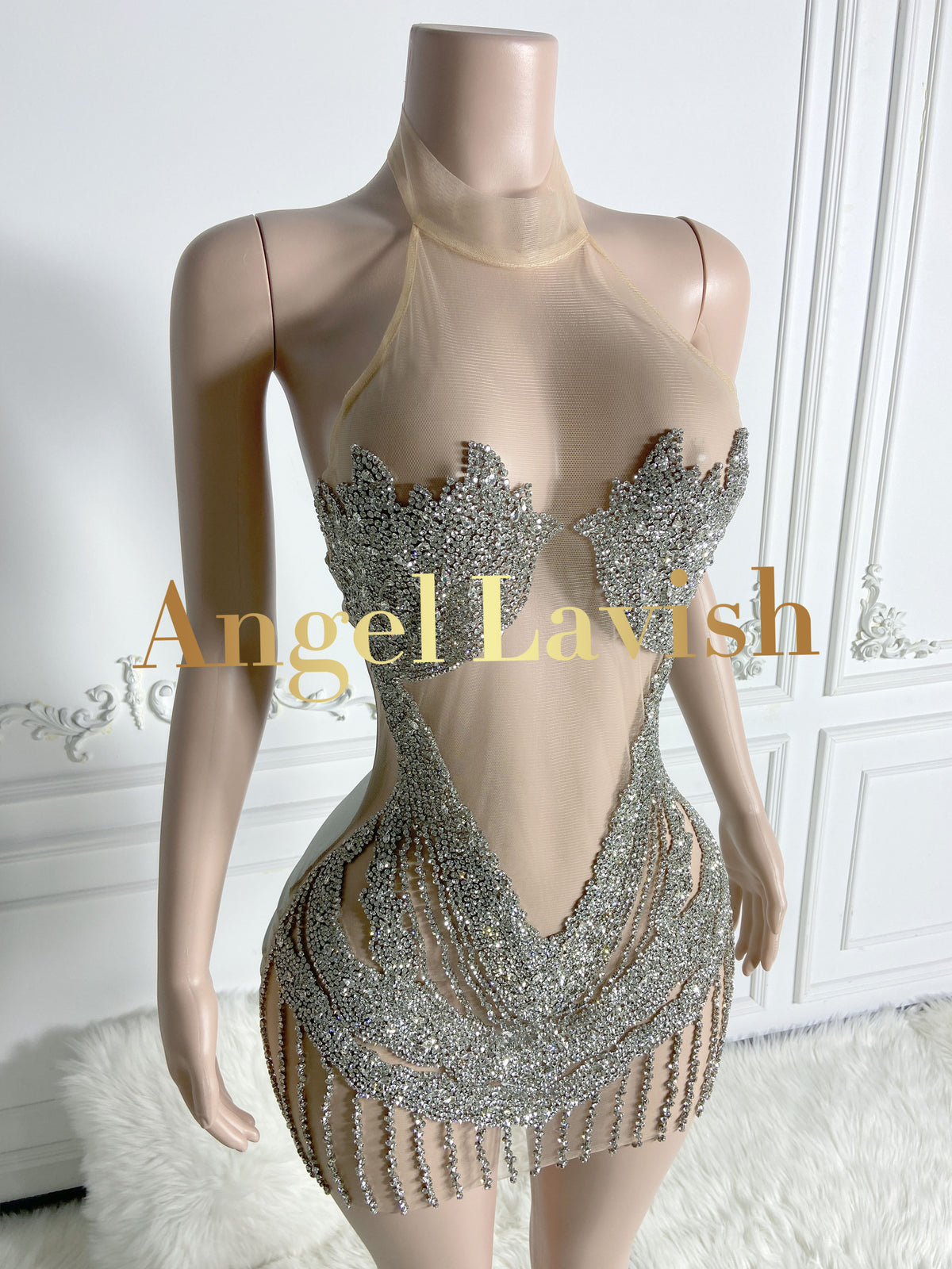 Silver Mini Dress TH23112001