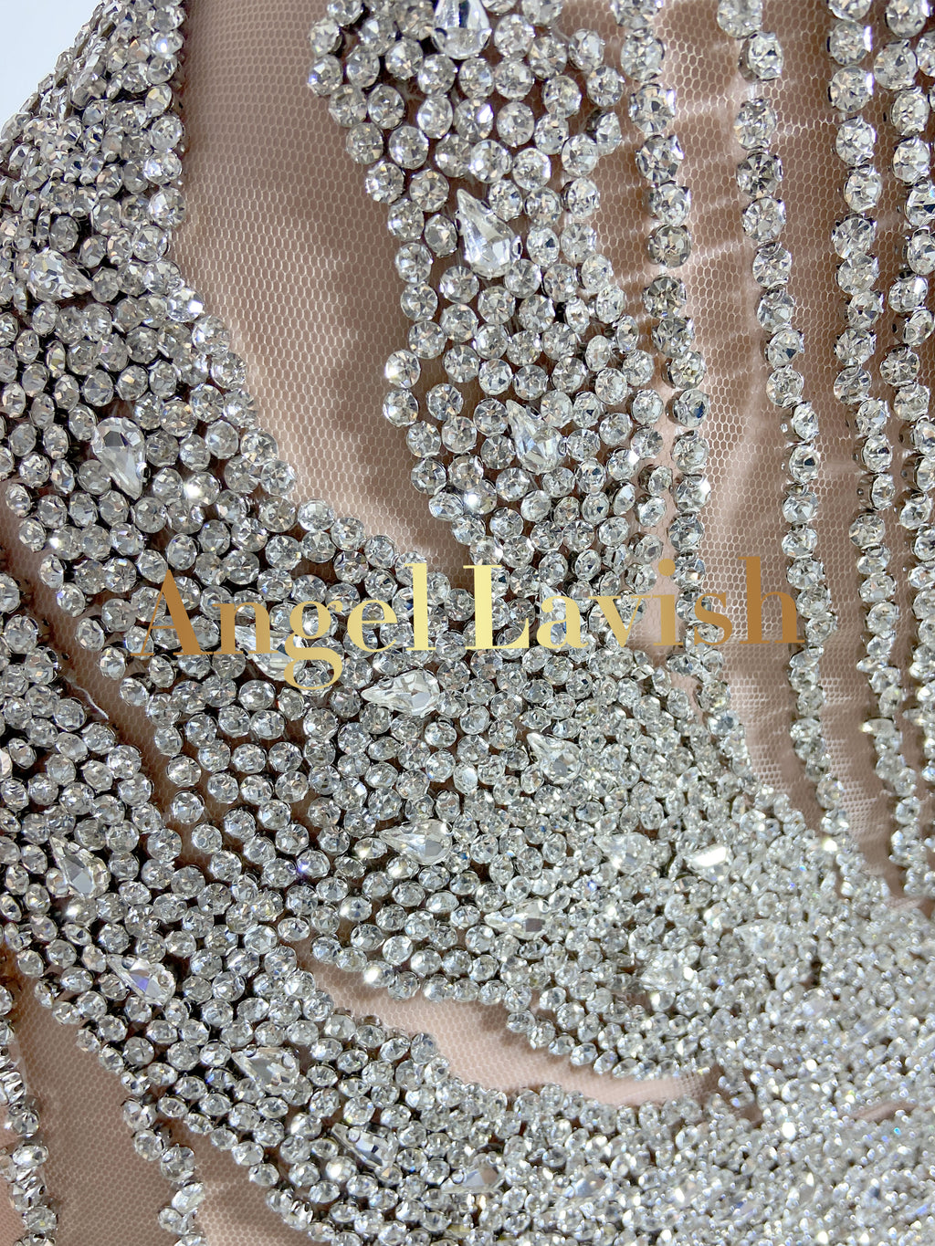 Silver Dream Mesh See-Through Dress