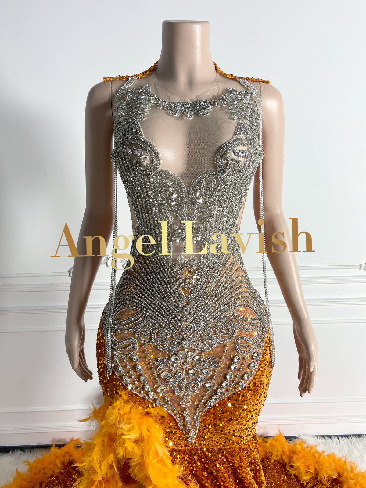 Orange Gowns TH24060705